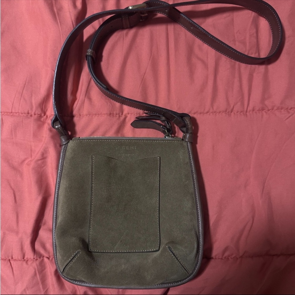 Suede Crossbody Bag